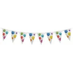 Guirnalda de fiesta reutilizable con estampado de globos 230cm