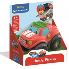 Handy, coche pick-up de bebé de retroceso con sonido y luz - Clementoni