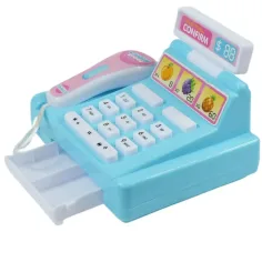 imagen de Happy Shopping: Caja registradora con cajón abierto en dos versiones 12,5cm 7