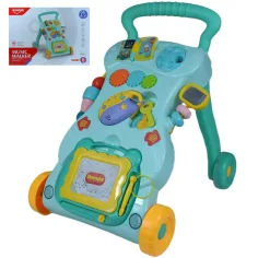 Happy World: Andador de desarrollo de habilidades en verde menta