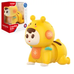 Happy World: Muñeca trepadora Tityi-Totyi con disfraz de abeja y sonido y luz
