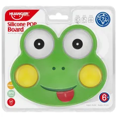Happy World: ¡Pop it! Rana tranquilizadora amigo juguete de desarrollo de habilidades