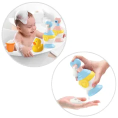 imagen de Happy World: Set de juguetes de baño de patito pequeño en dos versiones 4