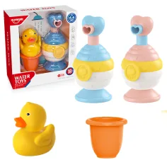 Happy World: Set de juguetes de baño de patito pequeño en dos versiones