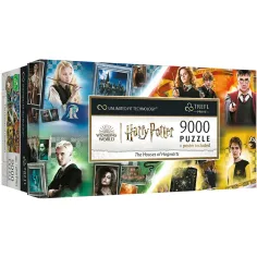 Harry Potter: El rompecabezas UFT de 9000 piezas de las casas de Hogwarts - Trefl