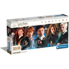 Harry Potter - Los herederos de Hogwarts rompecabezas panorámico de 1000 piezas con póster - Clementoni
