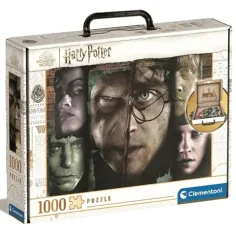 Harry Potter y el Señor Oscuro rompecabezas de 1000 piezas en maletín - Clementoni