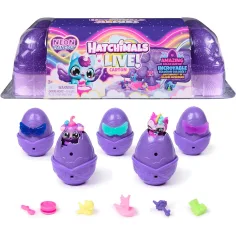 imagen de Hatchimals Alive!: Neon Rainbow Porta Huevos - Spin Master 3