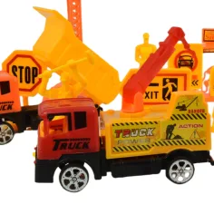 imagen de Heavy Duty: Set de juego de construcción con coches de volante y accesorios 12