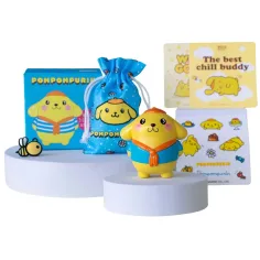 Hello Kitty: Figura de Pompompurin en caja con accesorios de 6 cm