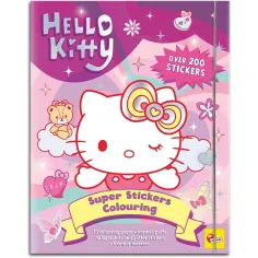 Hello Kitty Libro para Colorear con Stickers - Lisciani