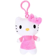 Hello Kitty peluche clip para bolso, 12 cm - morado
