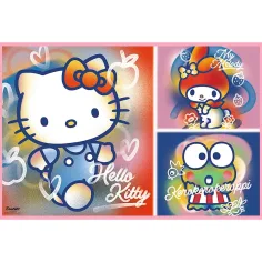 imagen de Hello Kitty y sus amigos 2x200 puzzle - Trefl 2
