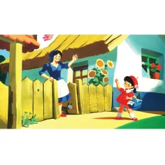 Hermanos Grimm: Caperucita Roja y el lobo diaporama