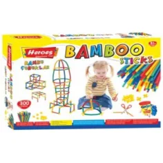 Heroes: Juego de construcción de palitos de bambú de 300 piezas