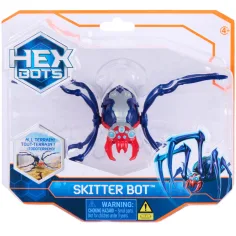 imagen de Hex Bots: Skitter Bot robot araña interactivo – azul-rojo - Spin Master 1