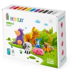 Hey Clay: Gran set de plastilina con aplicación para teléfono - Mascotas