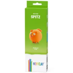 Hey Clay: Perro Spitz suave y esponjoso set de arcilla