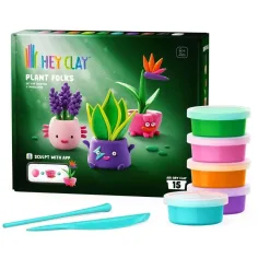 imagen de Hey Clay: Plant Folks figura de planta set de arcilla – set de 15 piezas 1