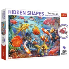 Hidden Shapes: Mundo submarino puzzle de 1000 piezas - Trefl