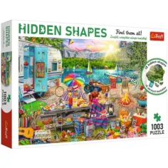 Hidden Shapes: Viaje en autocaravana puzzle de 1000 piezas - Trefl