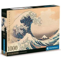 Hokusai - La Gran Olas de Kanagawa Puzzle de 1000 piezas - Clementoni