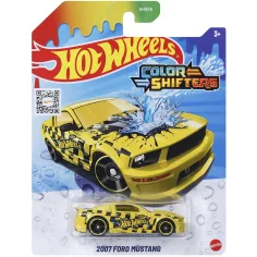 Hot Wheels: 2007 Ford Mustang coche pequeño de cambio de color 1/64 - Mattel