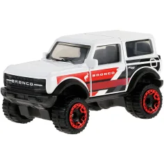 imagen de Hot Wheels: '21 Ford Bronco cochecito blanco 1/64 - Mattel 1