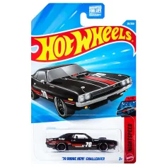 Hot Wheels: 70 Dodge Hemi Challenger coche en miniatura 1/64 - Mattel