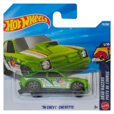 Hot Wheels: '76 Chevy Chevette cochecito verde 1/64 - Mattel