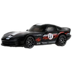 Hot Wheels: '96 Dodge Viper coche negro 1/64 - Mattel