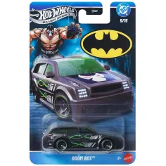 Hot Wheels Batman: Boom Box coche en miniatura 1/64 - Mattel