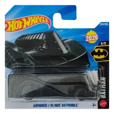 Hot Wheels: Batmóvil blindado coche negro 1/64 - Mattel