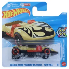Hot Wheels: Braille Racer / Voiture De Course - Twin Mill coche en miniatura 1/64 - Mattel