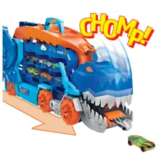 imagen de Hot Wheels City: Transportador de Autos Ultimate Transformable T-Rex - Mattel 3