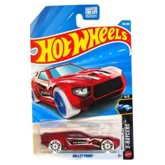 Hot Wheels: Coche pequeño a prueba de balas rojo 1/64 - Mattel