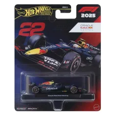Hot Wheels: coche pequeño de Fórmula 1 Oracle Red Bull Racing - #22 Yuki Tsunoda - Mattel