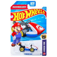 Hot Wheels: Coche pequeño Standard Mario Kart 1/64 - Mattel