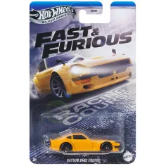 Hot Wheels: Datsun 240Z Custom de Rápidos y Furiosos cochecito 1/64 - Mattel