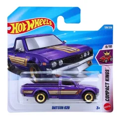 imagen de Hot Wheels: Datsun 620 coche pequeño morado 1/64 - Mattel 1