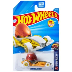Hot Wheels: Eggshelleracer coche pequeño 1/64 - Mattel