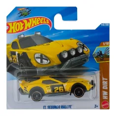 Hot Wheels: El Segundo Rallye cochecito amarillo 1/64 - Mattel