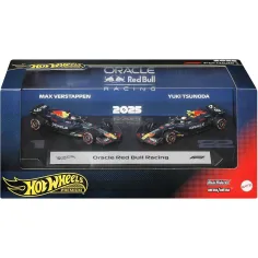 Hot Wheels F1 Coche Pequeño Paquete 2 - Red Bull: Verstappen + Tsunoda - Mattel