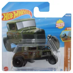 Hot Wheels: Ford Model A Custom cochecito verde 1/64 - Mattel