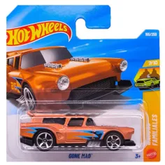 Hot Wheels: Gone Mad coche pequeño naranja 1/64 - Mattel