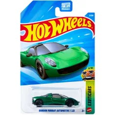 Hot Wheels: Gordon Murray Automotive T.33 coche pequeño verde 1/64 – Mattel