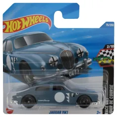 Hot Wheels: Jaguar MK1 coche gris 1/64 - Mattel