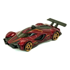 Hot Wheels: Mach Speeder coche pequeño burdeos 1/64 - Mattel