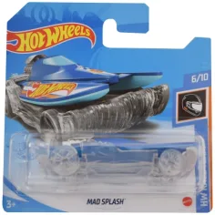 Hot Wheels: MAD Splash coche pequeño azul 1/64 - Mattel