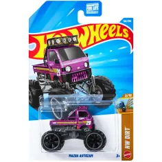 Hot Wheels: Mazda Autozam coche pequeño morado 1/64 – Mattel